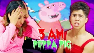 JAMÁS VEAS PEPPA PIG a las 3:00 AM !! Qué miedo!! | Palomitas Flow