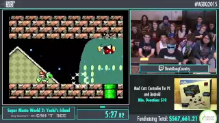 Awesome Games Done Quick 2015 - Part 134 - Yoshi's Island (Blindfolded) by DavisKongCountry