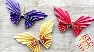 Easy Paper Butterfly Origami - Cute & Easy Butterfly DIY - Origami for Beginners