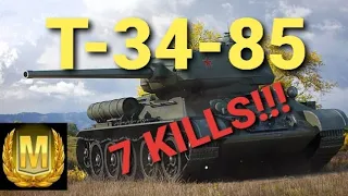 WORLD OF TANKS BLITZ: ACED the Soviet Tier VI Medium the T-34-85!!!