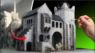 The BIGGEST Terrain project in YouTube History! - Building Minas Tirith from LOTR