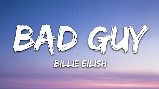 Billie Eilish - Bad Guy - Lyric Video (1 hour)