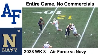 2023 - Air Force vs Navy - Entire Game, No Commercials