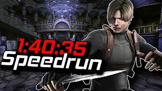 Resident Evil 4 Speedrun in 1:40:35 | New Game Professional