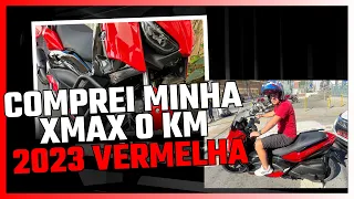 COMPREI A XMAX 2023 VERMELHA - VALE A PENA? TODOS OS DETALHES