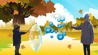 Учимся пускать большие мыльные пузыри Learning to blow big bubbles