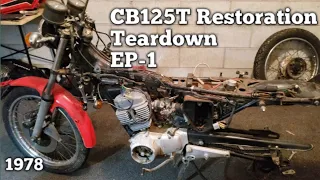 Honda CB125 Twin Custom Restoration Part 1