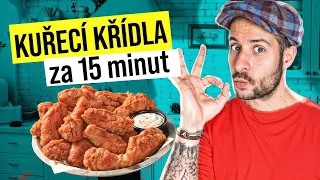 KŘUPAVÁ KŘIDÝLKA ZA 15 MINUT - RECEPT V HORKOVZDUŠNÉ FRITÉZE