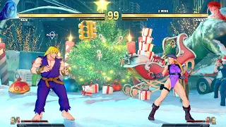 Ken Vs Cammy (Hardest AI) Street Fighter V:CE