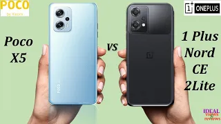 xiaomi poco x5 vs oneplus nord ce 2 lite 5g comparison