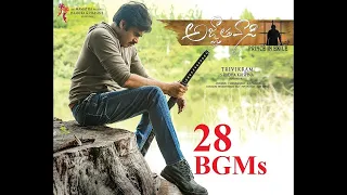 Agnyaathavaasi All BGMs | 28 BGMs | PSPK | Keerthi Suresh | Anu Emmanuel | Anirudh | Re-uploaded