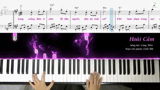 Hoài Cảm (Cung Tiến) | Piano solo | Easy level | Linh Nhi