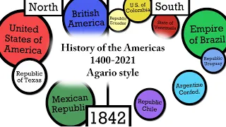 History of America: 1400-2021 - Agario Style