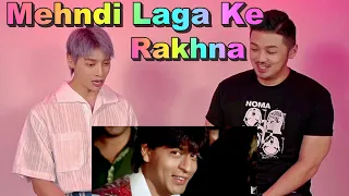 Korean singer&producer who were impressed by Shah Rukh Khan's 90s mv🤩😍Mehndi Laga Ke Rakhna