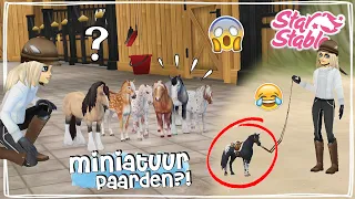 MINI PAARDEN IN MIJN HOMESTABLE! 🤩 - Update | Star Stable Online | Daphne draaft door