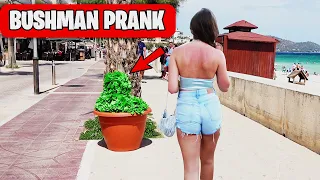 BUSHMAN PRANK: SCARING EVERYONE! CRAZY REACTIONS / FUNNIEST MOMENTS