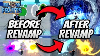 All New Blox Fruits Before and After Revamp! | Blox Fruits Update 18 🎄