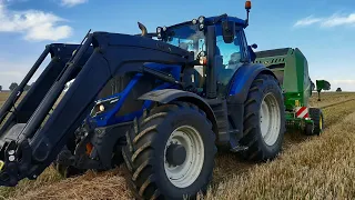 🔥 Valtra W Akcji☆   Prasowanie Słomy 2020 ☆  Prasa John Deere V451 M 🔥