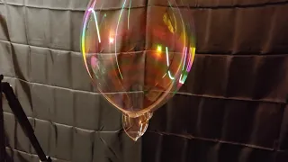 Inverted fire tornado bubble demo