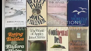 Unboxing First Editions - 8 Pulitzer Fiction Finalists