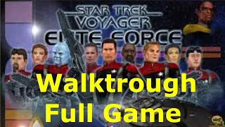 Star Trek Voyager  Elite Force Longplay ,,Walktrough'' Full Gameplay  Review