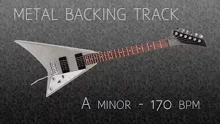 Hard Rock Metal Fast Guitar Backing Track A Minor