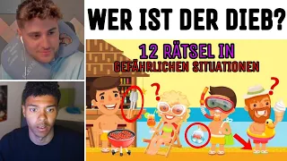 Eli & Willy machen 12 Rätsel in gefährlichen Situationen & testen ihre Überlebenskünste😂 | ELIGELLA