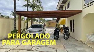 PERGOLADO PARA GARAGEM - COBERTURA POLICARBONATO