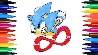 How to Draw SONIC | Sonic the Hedgehog | #art #sonic #cartoon #drawing #sonicthehedgehog