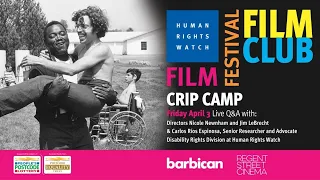 Human Rights Watch Film Festival Film Club: Crip Camp Discussion & Q&A