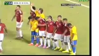 Brazil vs Colombia Live ( Neymar Goal ) 06-09-2014