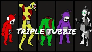 ¡Triple Tubbie! - Triple trouble Slendytubbies Cover