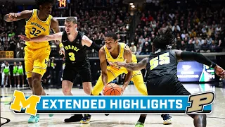 Michigan at Purdue | Extended Highlights | Big Ten Men's Basketball | Jan. 23, 2024