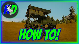 How To Set Up A Mobile Wash Plant In Gold Rush!