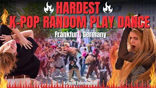 [4K in Public]🔥HARDEST K-POP RANDOM PLAY DANCE IN FRANKFURT, GERMANY🔥May | K-Fusion Ent.