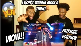 Patrique Fortson Goes Soul on Aerosmith's "I Don't Want to Miss a Thing" - The Voice 2018 Knockouts