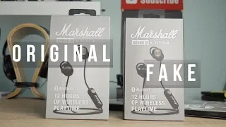 Marshall Minor II Bluetooth | Подделка vs оригинал, сравнение копии с подлинными Marshall Minor II