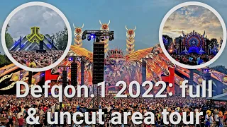 Defqon.1 2022 - full & uncut area tour with all stages