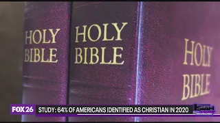 Research shows shrinking number of self identified Christians