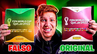 FUI ENGANADO! COMPREI UM ÁLBUM DA COPA DO MUNDO FALSO 2022!