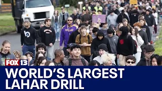 Over 45K Washington students participate in world’s largest lahar evacuation drill