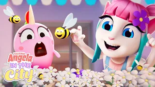 Rescuing the Bee 🐝 Talking Angela: In the City (Episode 6)