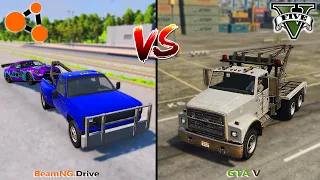 GTA 5 TOW TRUCK VS BEAMNG.DRIVE TOW TRUCK - WHICH IS BEST?