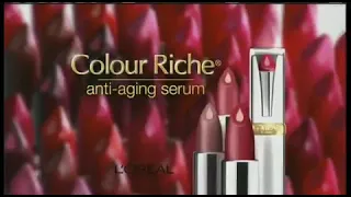 L'Oréal Colour Riche Anti-aging Serum Lipstick Advertise