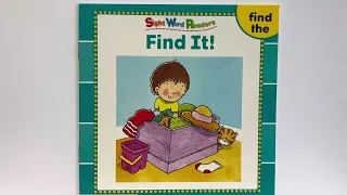 Find it!_Sight word readers_read aloud