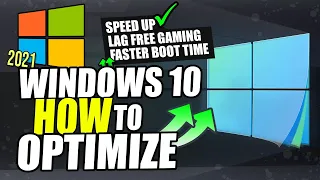 How To Speed Up Windows 10 Performance (2021) Increase FPS and Gaming Performance