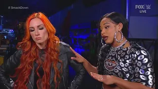 Bianca Belair & Shotzi Advising Becky Lynch & Charlotte Flair