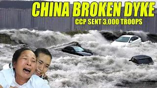 China floods 2022: Broken dyke causes 80,000 people to evacuate, CCP sent 3,000 troops