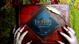 ASMR Book Page Turning & Tracing to Fall Asleep 📕 The Hobbit ✨ Fireplace Sounds 💋 Inaudible Whisper