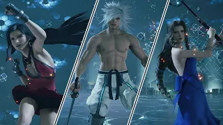 FF7R - PC 4K - Tifa Red & Aerith Blue vs Weiss